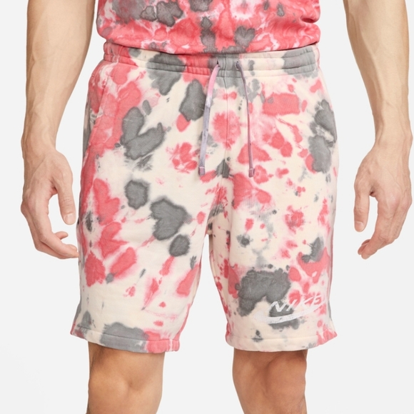 nike mens tie dye shorts
